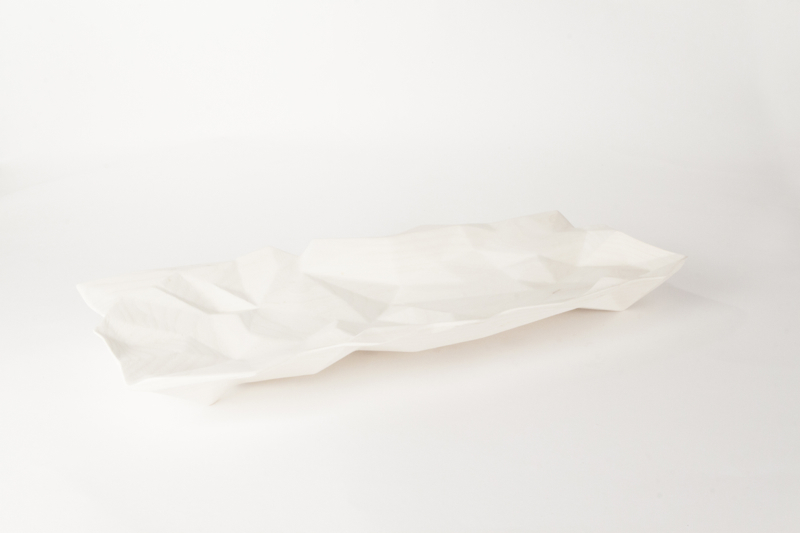 Unfolded Paper Tray #2 by Moyu Zhang